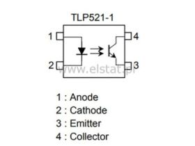 Transoptor TLP 521-1 DIP4