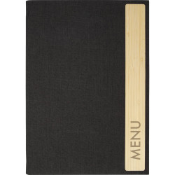 Sigel SM220 Menu folder A4 Rubber binding Dark grey Beige 2 pocket 8 pages