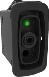 Przełącznik kołyskowy Wł.-wył. podświetlany 15 A SPST Czarny IP67, IP68 Carling Technologies
