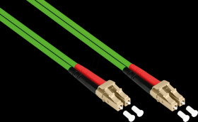 LW-830LC5 Duplex Jumper OM5 50/125µ LC/LC, LSZH, 30m, green