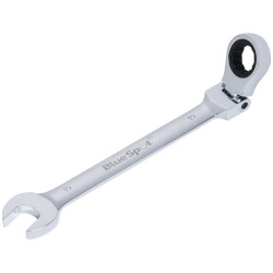 BlueSpot Tools 5115 180° Flexible Head Ratchet Spanner 19mm