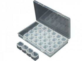 Pudełko organizer 28 przegródek 175x112x27mm OR26