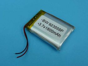 1800mAh 3,7V Li-PO 2-PIN 60x40x7mm