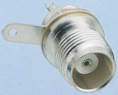 Złącze koncentryczne Montaż na panelu Żeński 50Ω typ złącza Złącze TNC 0 to 11GHz Lutowane