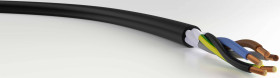 Przewód zasilania VER H07RN-F 5G 6 Ri. 50, H07RN-F, 5 G 6 mm², czarny, 50 m