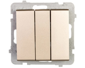 SONATA Łącznik potrójny szampański złoty ŁP-13R/m/39