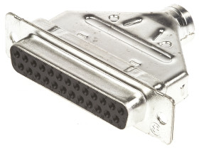 Złącze D-Sub 25-pinowe Proste Montaż na kablu