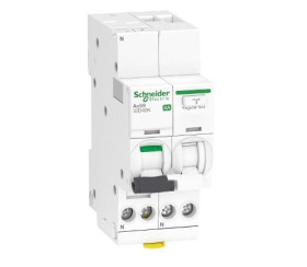 Wyłącznik różnicowoprądowy z członem nadprądowym RCBO, Typ C, 1P+N, 16A, 30mA, Schneider Electric, ACTI9 iDD40K XA
