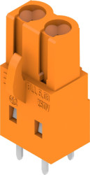 Socket header, 2 pole, pitch 5.08 mm, straight, black, 1646250000