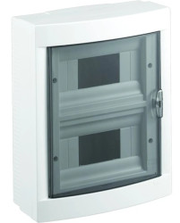 Rozdzielnica natynkowa 2x8 2-Rzędowa 16-Modułowa IP40 Drzwi Transparentne 90912116 Viko by Panasonic
