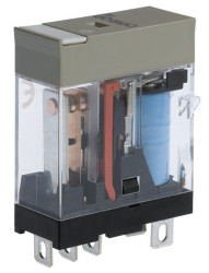 Przekaźnik 120V ac DPDT Omron 900mW, Wciskane 7,286 kO Wciskane