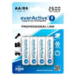 Akum. R6 2600mAh everActive AA Professional Line, Akumulator