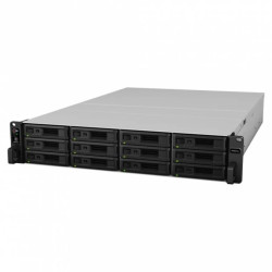 Synology RS3621xs+ 12-zatokowy serwer NAS, Intel Xeon, 8GB RAM, 4x 1GbE 2x 10GbE RJ-45, RP RACK 2U