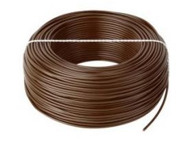 PRZEWOD LGY 1*0.75MM BRAZOWY