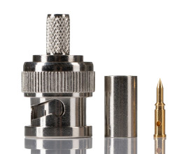 Adapter koncentryczny BNC BNC Rodzaj A Męski Rodzaj B Męski 50Ω