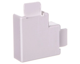 Narożnik do kanałów kablowych płaskiAP 20x10 biały /2szt/ ECAP2010B