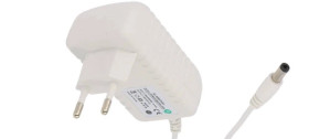 POSB06200A-WH Zasilacz adapter 12W 6V 2A z wtykiem kątowym DC - 2.1x5.5