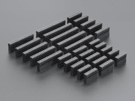 Adafruit Large Dual Row Wire Housing Pack for DIY Jumper Cables
