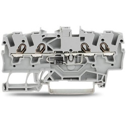 Kostka zaciskowa na szynie DIN WAGO poziomy: 1 22 → 14AWGWciskany zacisk Cage Clamp TOPJOB S