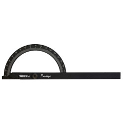 Faithfull 755002 Prestige Angle Gauge Black Aluminium 150 x 270mm
