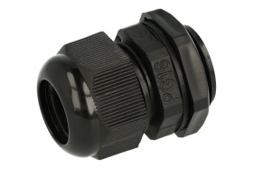 Dławnica; PG16; nylon; IP68; czarny; PG16; 8÷13mm; 22,5mm; z gwintem PG; Howo; RoHS; UL94-V0