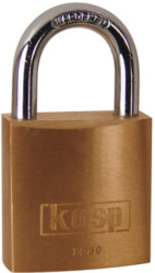 Padlock, level 3, shackle (H) 18 mm, brass, (B) 30 mm, K12030