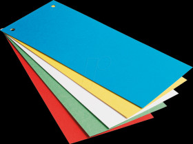 16796099 Divider strips (105 x 240 mm), assorted, 25 pieces