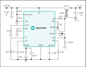 60V, No-Opto Isolated Flyback Controller