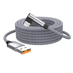 KABEL USB - IPHONE 2M 6A WTYK KĄTOWY (KU-IPH-20-K)