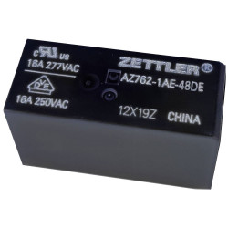 Zettler Electronics AZ762-1AE-48DE PCB Relay 48V DC 16A 1 Maker 1pc