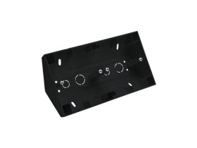 SIMON 55 Puszka natynkowa narożna podwójna do ramek LINE/DUO czarny mat TPNR2/149 KONTAKT SIMON