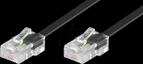 50256 ISDN modular connection cable, 4-pin connector, 6 m