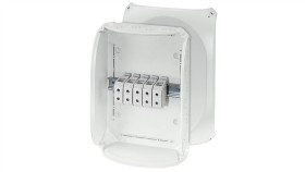 Puszka Odgałęźna 355X255x122 5X50mm2 Cu Ip66 Szara Dk 5055 G 62000163