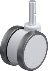 Blickle 935735 LKDG-PATH 100K-ZA51 Podwójna rolka z tworzywa sztucznego Średnica koła: 100 mm Maksymalne obciążenie: 100