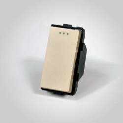 TouchMe Moduł 1/2 mechanizm łącznik pojedynczy złoty ME614G