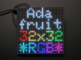 Adafruit 32x32 RGB LED Matrix Panel - 6mm pitch