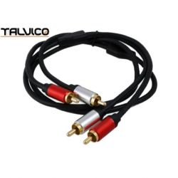 PRZEWOD 2*RCA 1M TALVICO