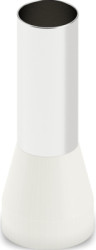 Insulated wire end ferrule, 35 mm², 30 mm/18 mm long, DIN 46228-4, UL 486F-E, beige, 2100028