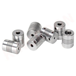 Sprzęgło elastyczne 5/5 mm - sprzęgło aluminiowe do drukarki 3D