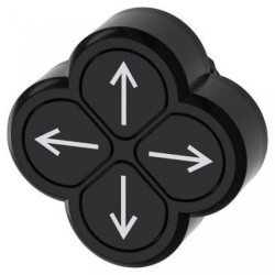 Przycisk poczwórny 22mm tworzywo czarny 4 przyciski 4 strzałki z samopowrotem SIRIUS ACT 3SU1000-3FB11-0AU0