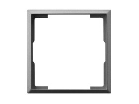 ARIA Ramka ozdobna do gniazd: wtyczkowych pojedynczych teleinformatycznych i ściemniaczy szary mat RO-2U/70 OSPEL
