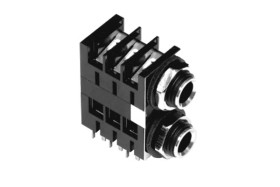 Złącze Jack 1/4 cala Żeński Gniazdo telefoniczne Płytka drukowana 10A