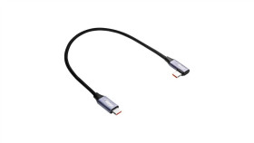 Kabel Usb Akyga Ak-Usb-53 Usb Type C (M) / Usb Type C (M) Kątowy Ver. 2.0 60W...
