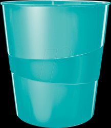 52781051 WOW waste paper basket, 15 l, ice blue