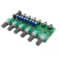 Moduł 2-kanałowego miksera audio stereo z czterema wyjściami