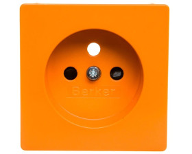 Q.1/Q.3/Q.7 Płytka czołowa gniazda z/u pomaranczowy aksamit 3965766014