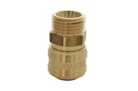 Szybkozłącze pneumatyczne DN7,2 typ 26, G 3/8 GZ, gniazdo szybkozłącza, mosiądz