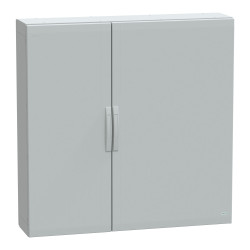 Szafka wolnostojąca, PanelSeT, drzwi: 2, Szary, 1250 x 1250 x 320mm, IP65, Montaż zgrzewany