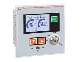 Panel sterowania agregatu LCD CAN USB WiFi 12/24V DC IP54 RGK420SA stacyjka 3-poz.