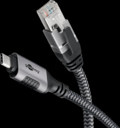 70753 Network adapter, cable, USB 3.1 type C, Gigabit Ethernet, 7.5 m